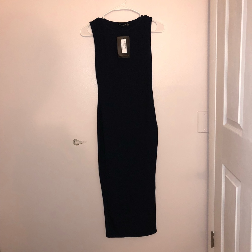 Pretty Little Thing - Navy Midi Dress